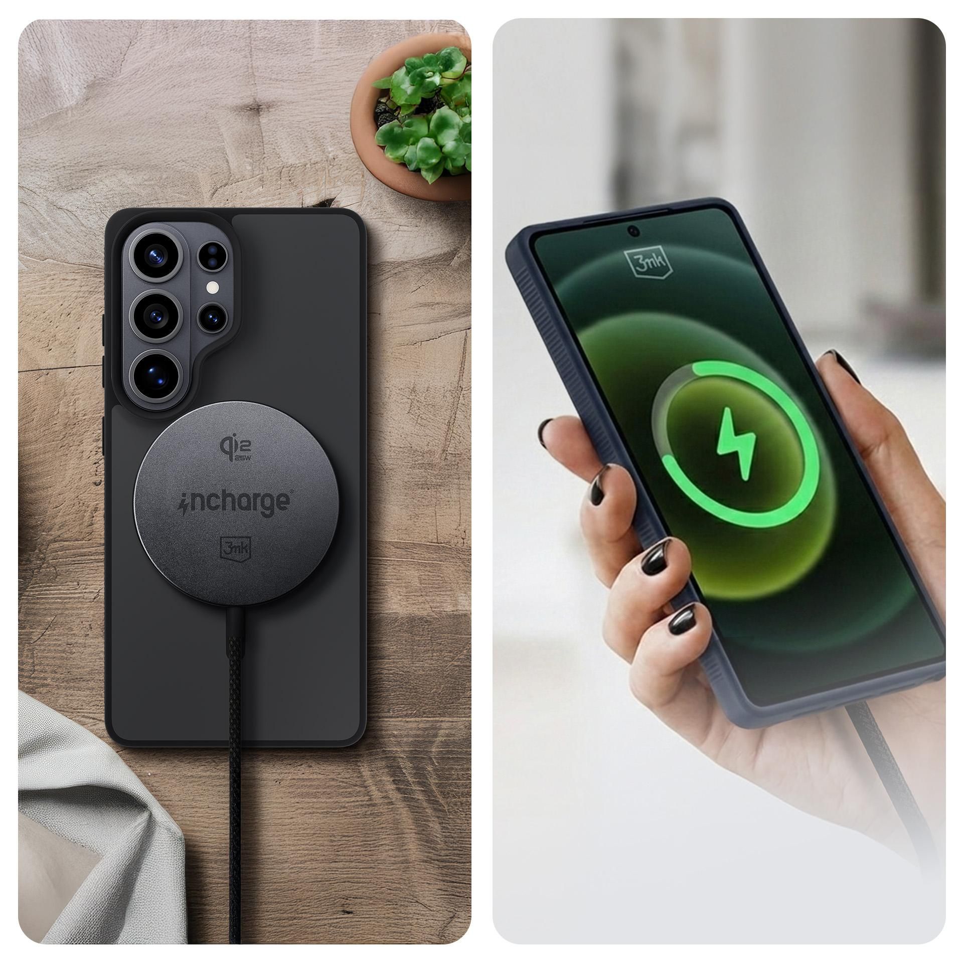 Ładowarka indukcyjna 3mk incharge Align Qi2.2 25W for Android, czarna