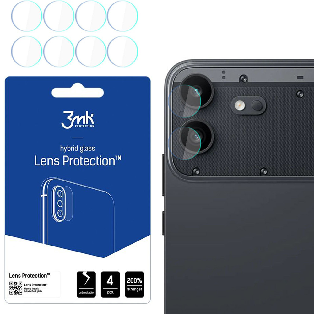 Osłona na aparat 3mk Lens Protection do Nothing Phone (4b), 4 zestawy