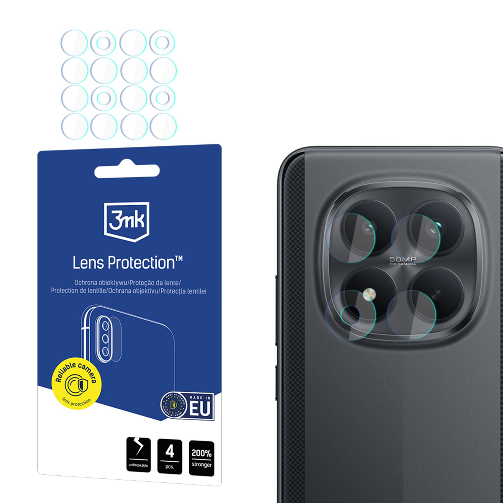 Osłona na aparat 3mk Lens Protection dla Xiaomi POCO M8 Pro 5G, 4 zestawy.