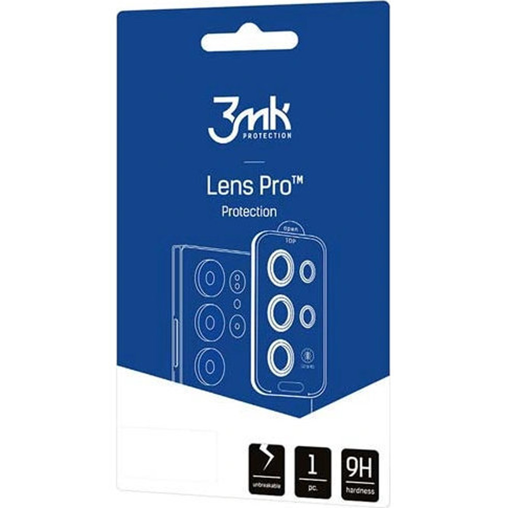 Osłona na aparat 3mk Lens Protection Pro do Galaxy S26 FE, czarne
