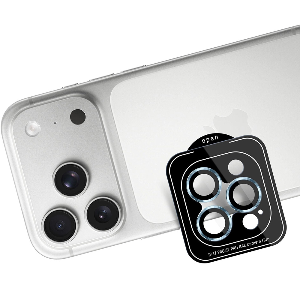 Osłona na aparat 3mk Lens Protection Pro do iPhone 17 Pro Max / 17 Pro, niebieska