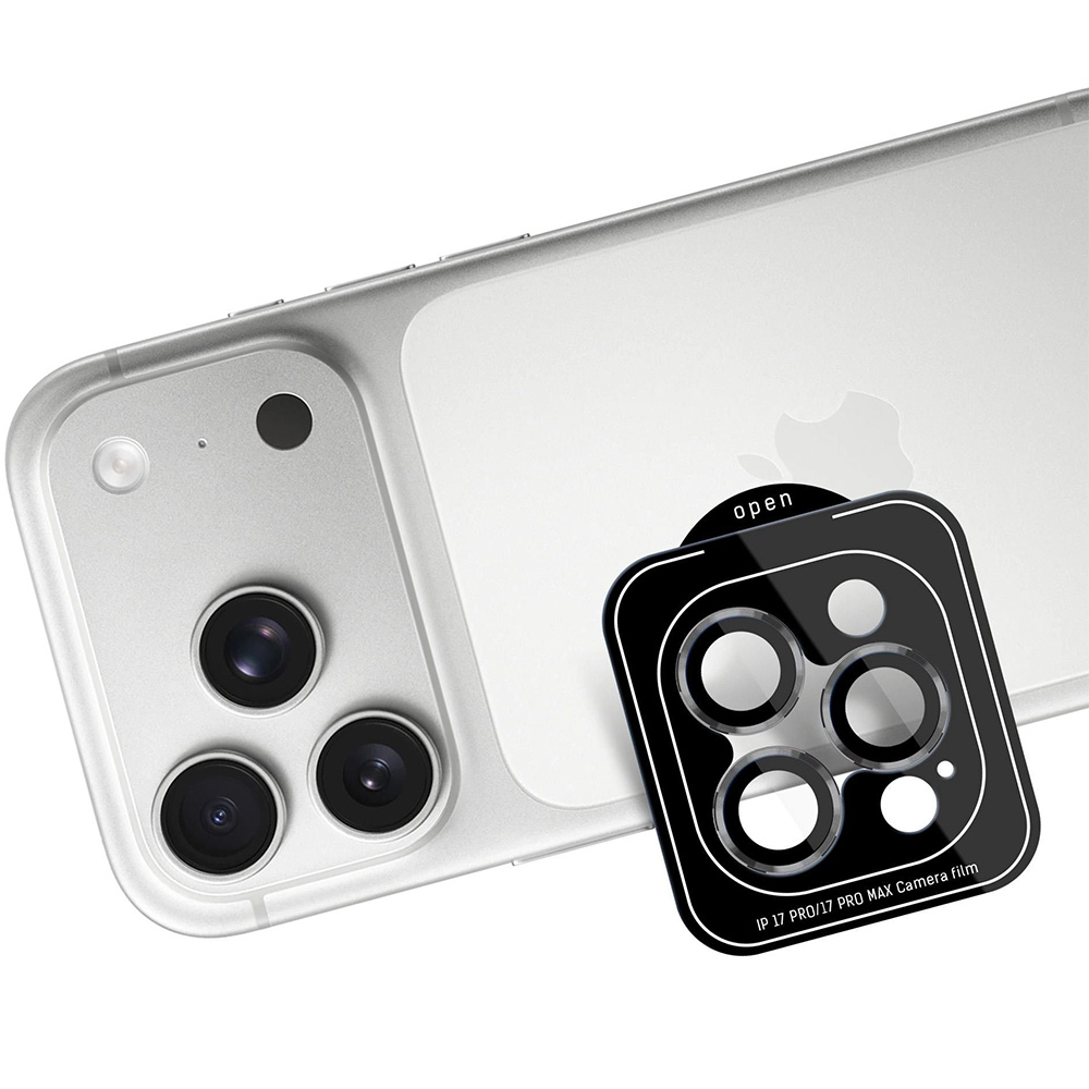 Osłona na aparat 3mk Lens Protection Pro do iPhone 17 Pro Max / 17 Pro, szara