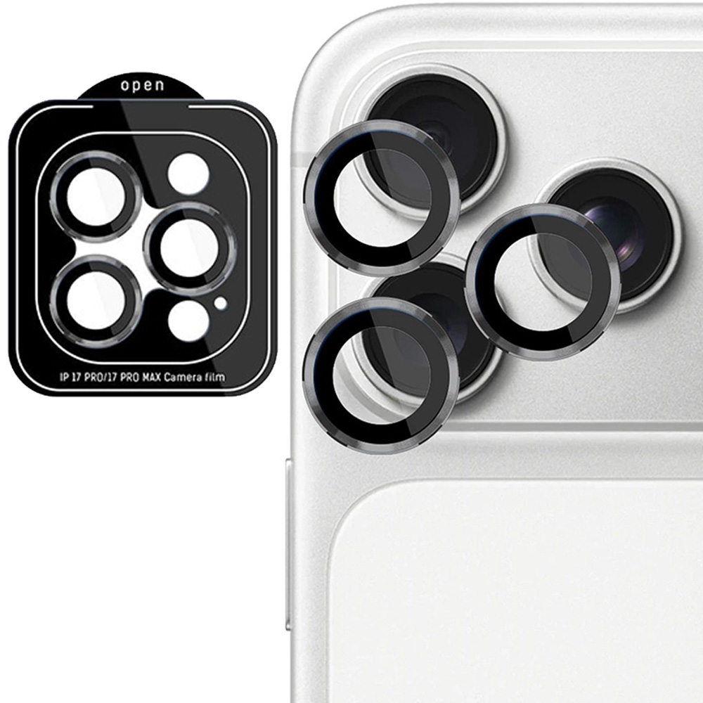 Osłona na aparat 3mk Lens Protection Pro do iPhone 17 Pro Max / 17 Pro, szara
