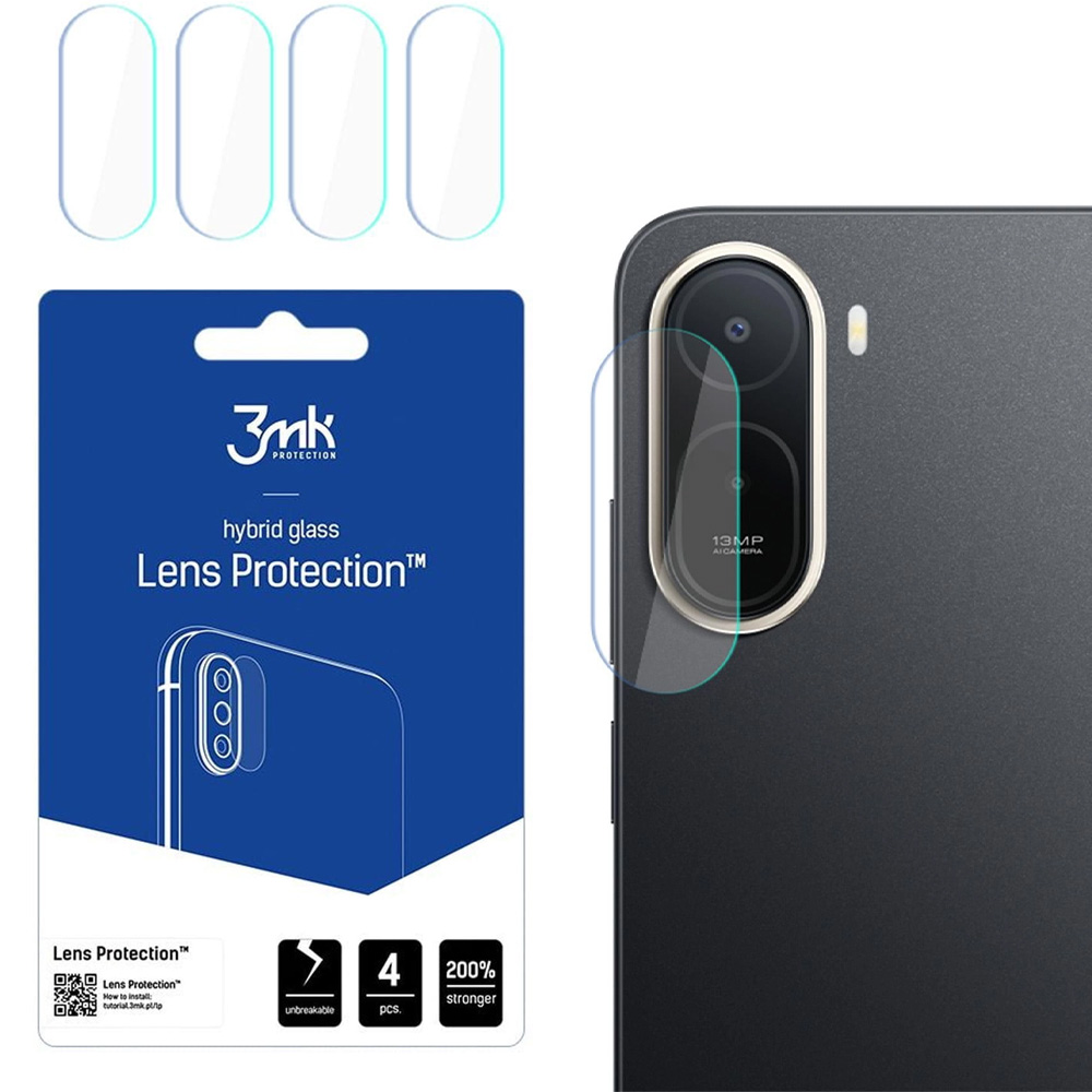 Osłona na aparat 3mk Lens Protection do Xiaomi Redmi A7 Pro 4G, 4 zestawy