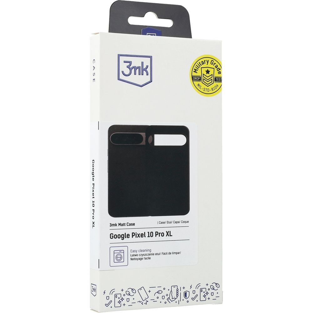 Etui 3mk Matt Case do Google Pixel 10 Pro XL, czarne matowe
