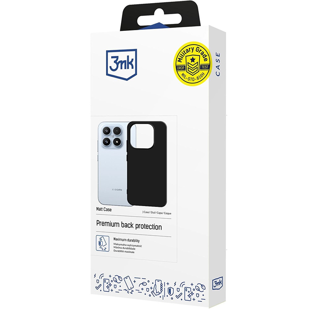 Etui 3mk Matt Case do Xiaomi 17, czarne