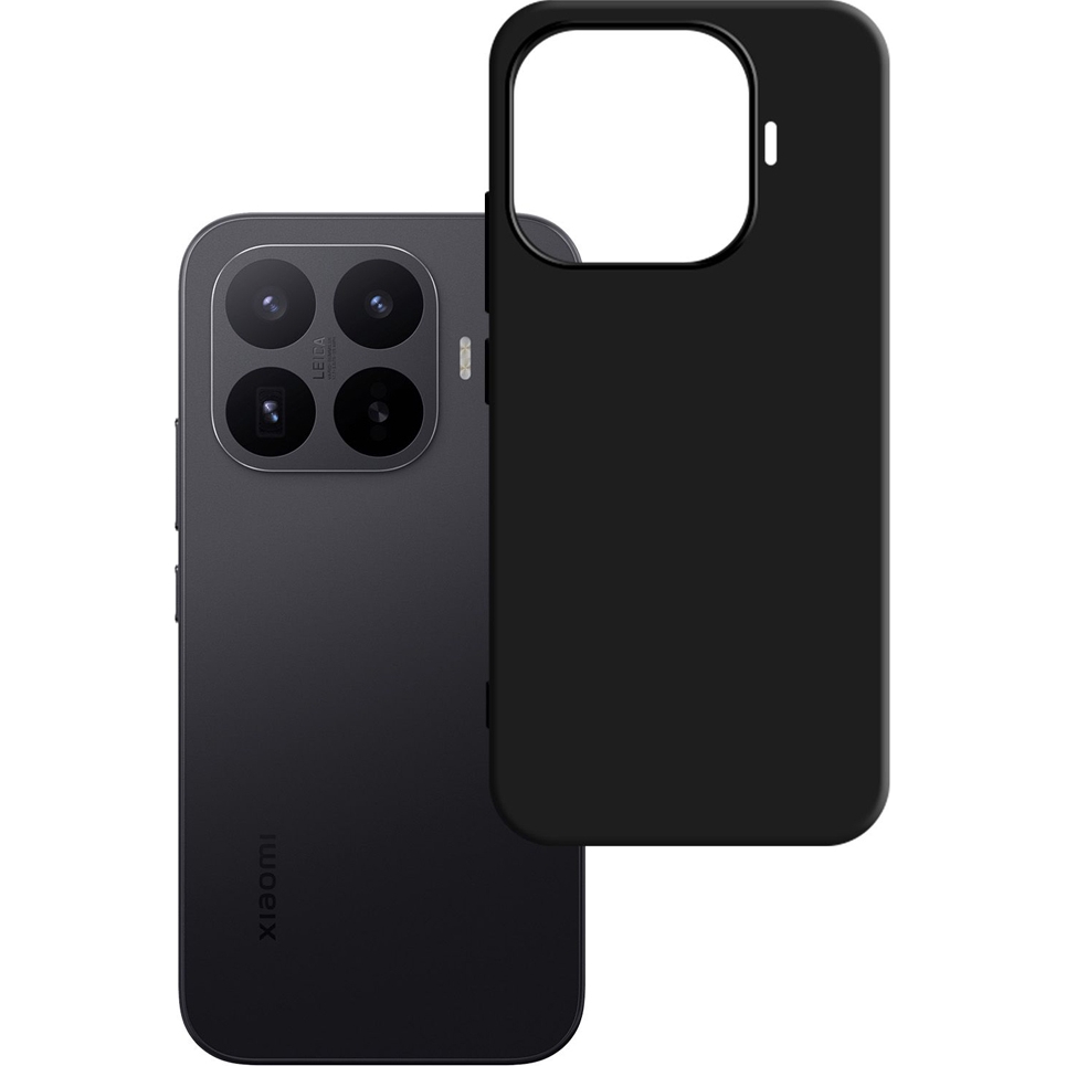 Etui matowe 3mk Matt Case do Xiaomi 17T, czarne matowe.
