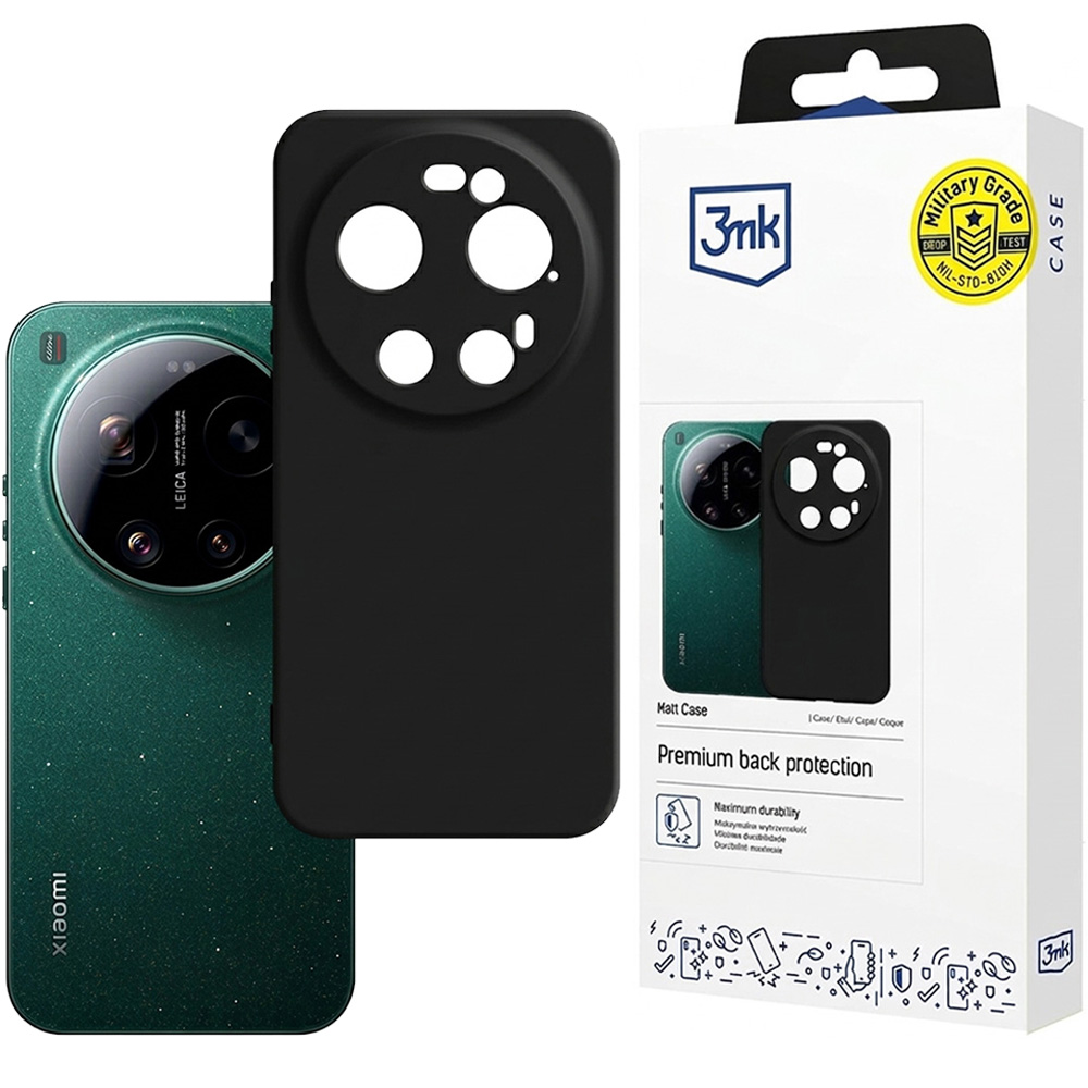 Etui 3mk Matt Case do Xiaomi 17 Ultra, czarne