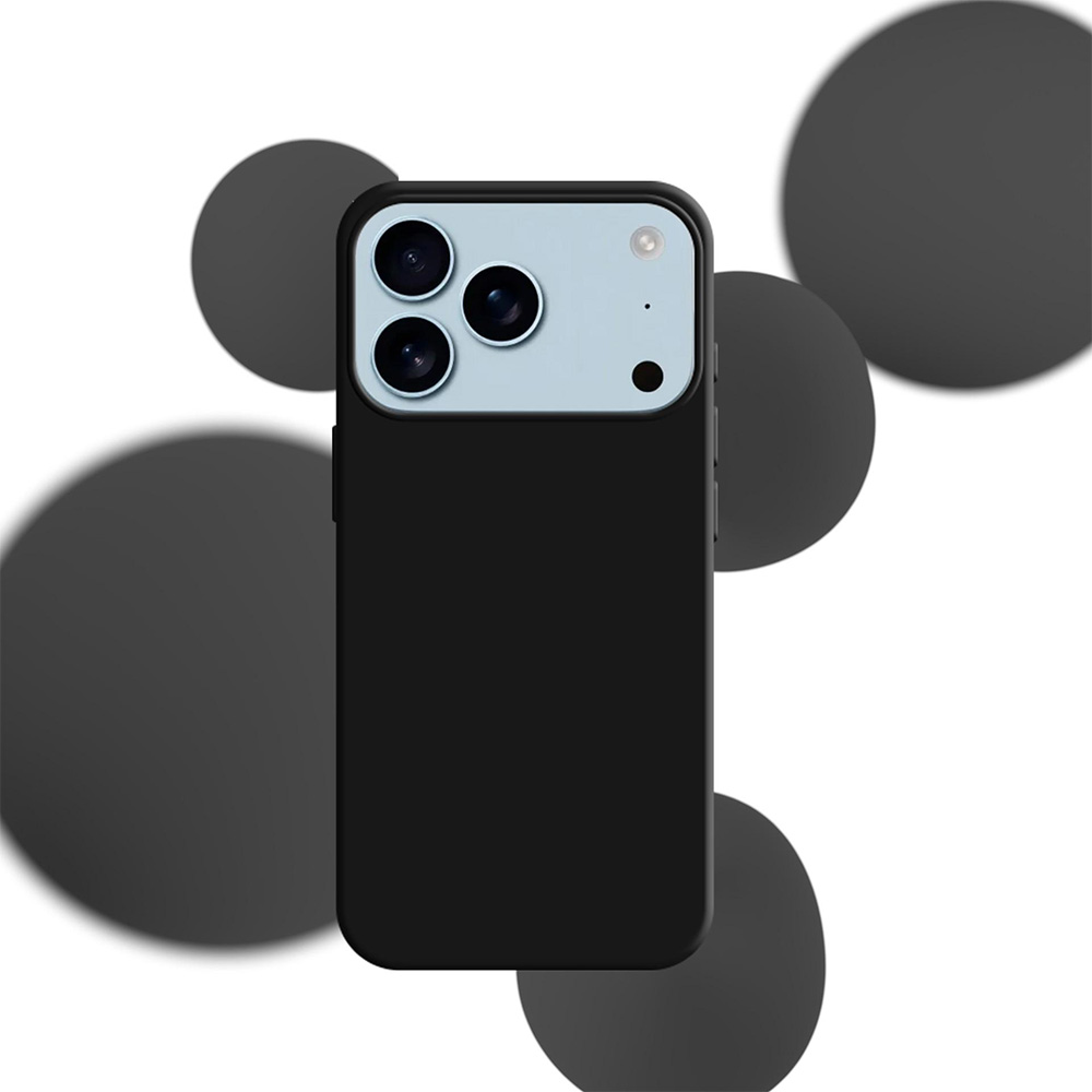 Etui 3mk Silicone Case do iPhone 17 Pro Max, czarne