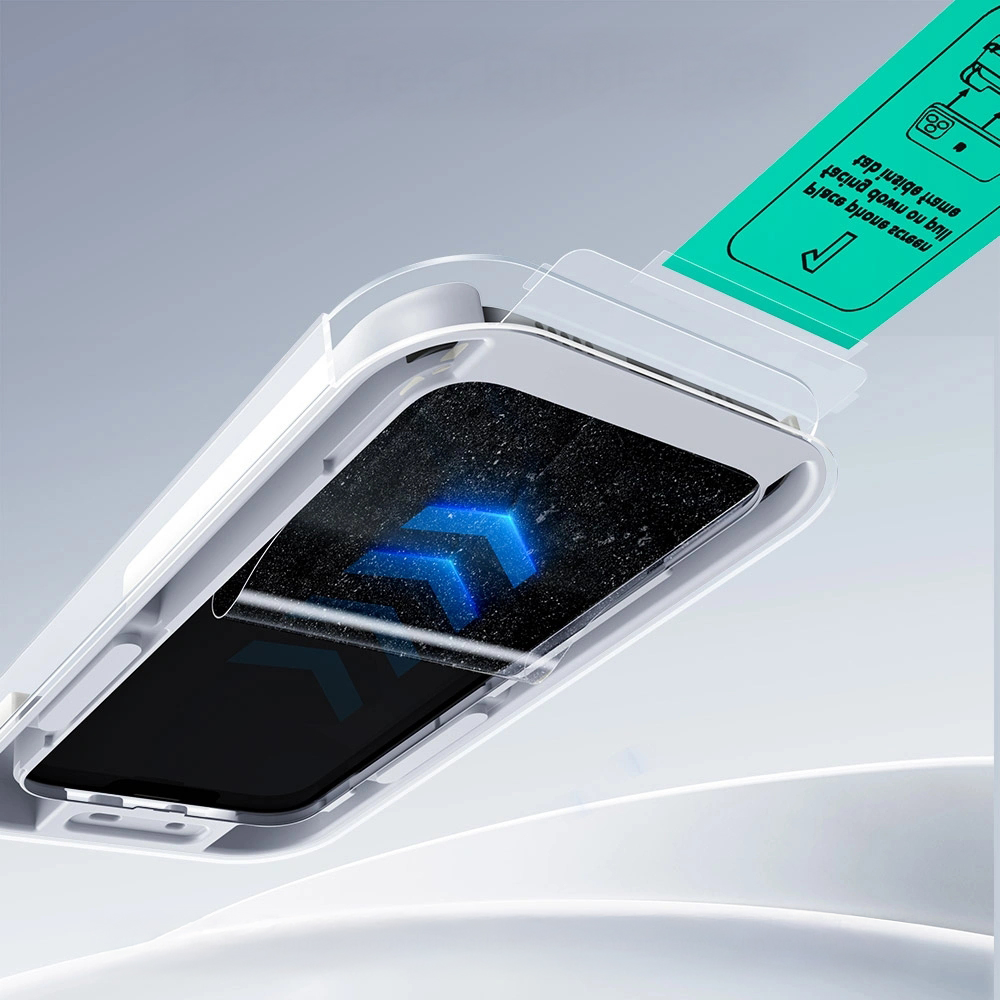 Szkło hartowane z ramką pozycjonującą ESR UltraFit Tempered Glass do iPhone 17 / iPhone 16 Pro, 2 sztuki