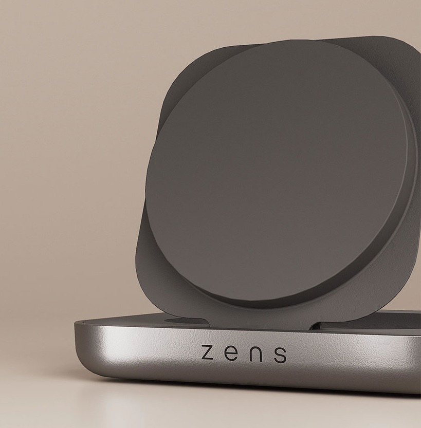 Ładowarka Zens Magnetic Nightstand Charger w trybie StandBy