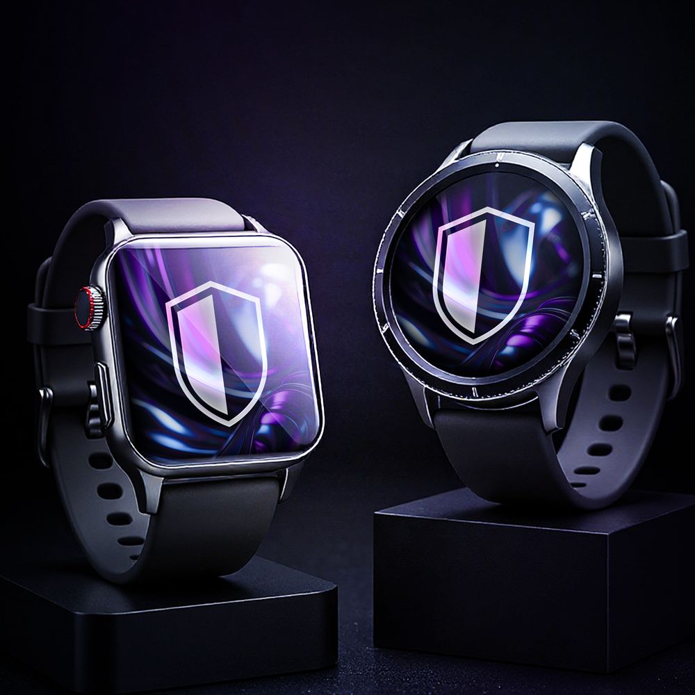 3mk Hardy Fusion Watch Protection, zestaw trzech szkieł do szybkiej ochrony smartwatcha, przezroczyste