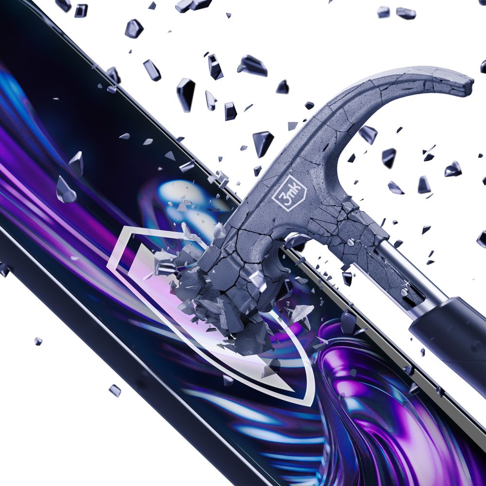 3mk Hardy Fusion, kompatybilność z etui precyzyjnie dopasowane zabezpieczenie, przezroczyste