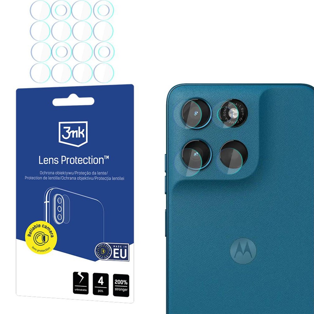 Osłona na aparat 3mk Lens Protection do Motorola Moto G57 Power, 4 zestawy