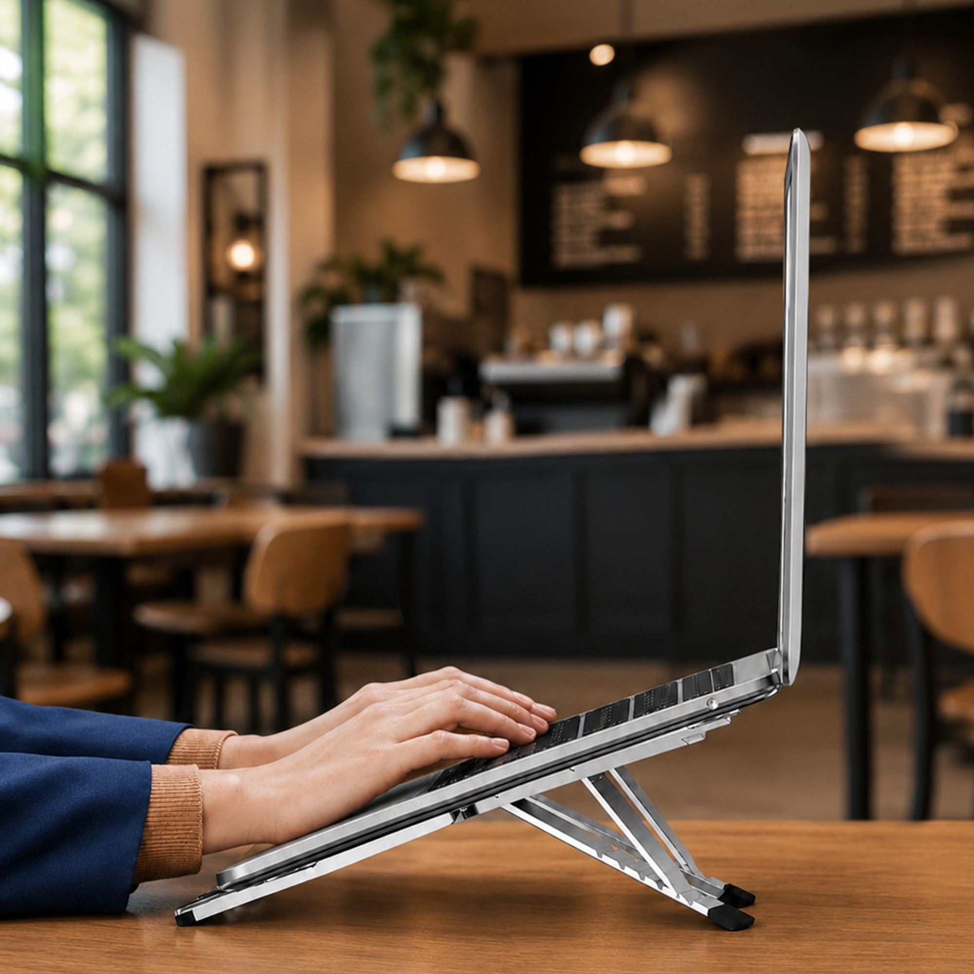 Podstawka pod laptopa Allity ABA-301 X aluminiowa