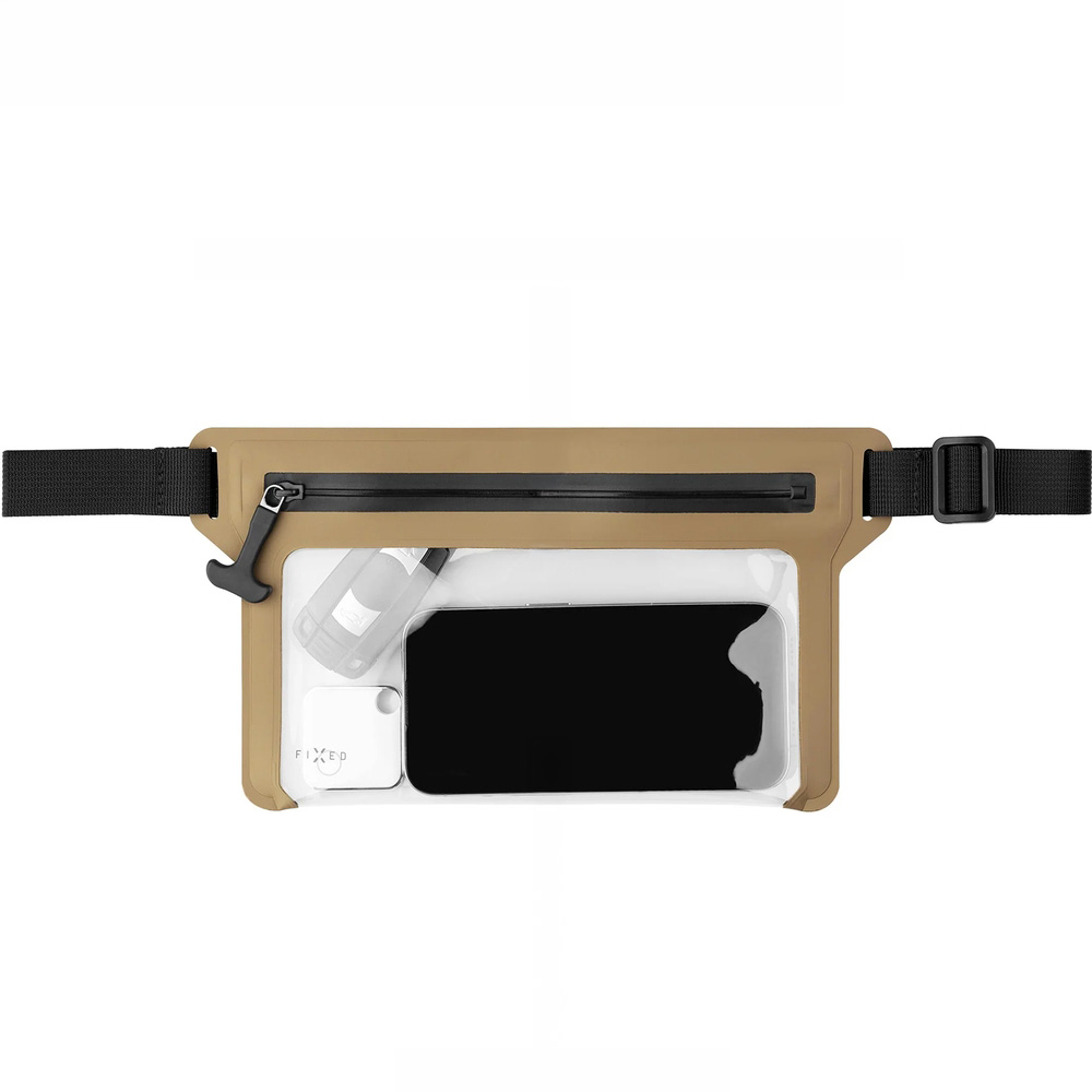 Etui na pas FIXED Dry Belt z wodoodpornym zamkiem błyskawicznym i materiałem Hypalon 420D, khaki