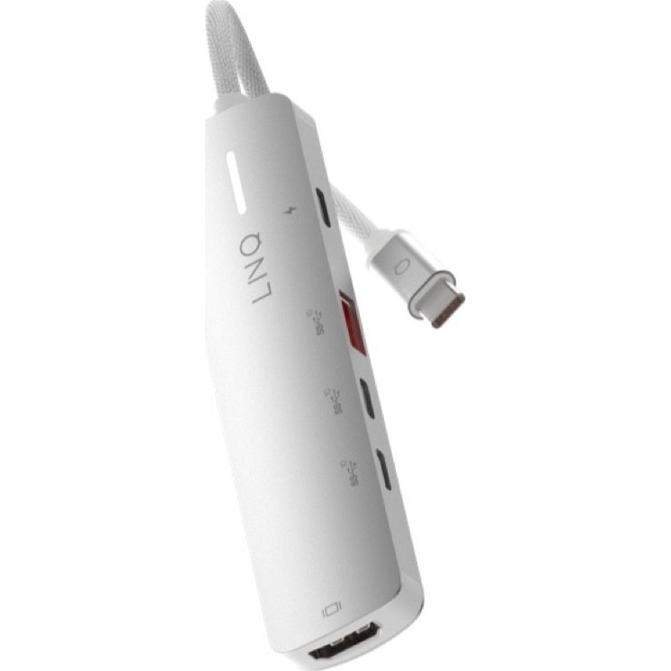 Hub USB-C LINQ powered by Xtorm 5in1 Pro z przewodem USB-C i portami HDMI USB-A oraz USB-C