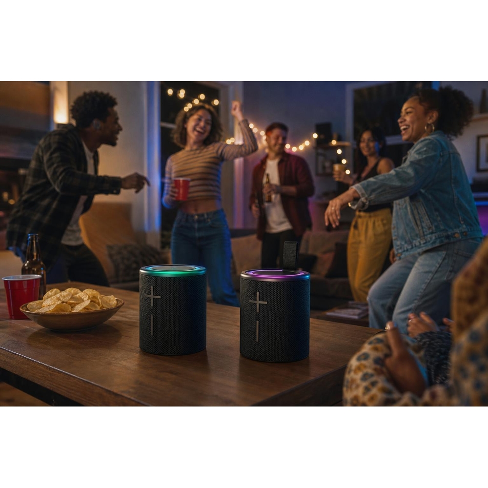 Głośnik bezprzewodowy Musthavz Groove Duo z Bluetooth 5.3 i zasięgiem połączenia do 10 metrów