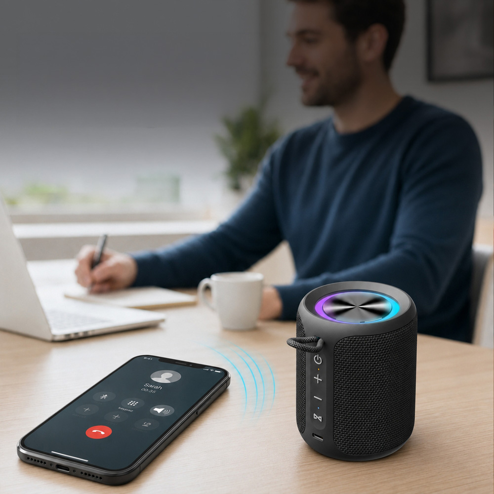 Musthavz Groove2, głośnik Bluetooth 5.4 z funkcją TWS do łączenia dwóch głośników stereo i obsługą rozmów