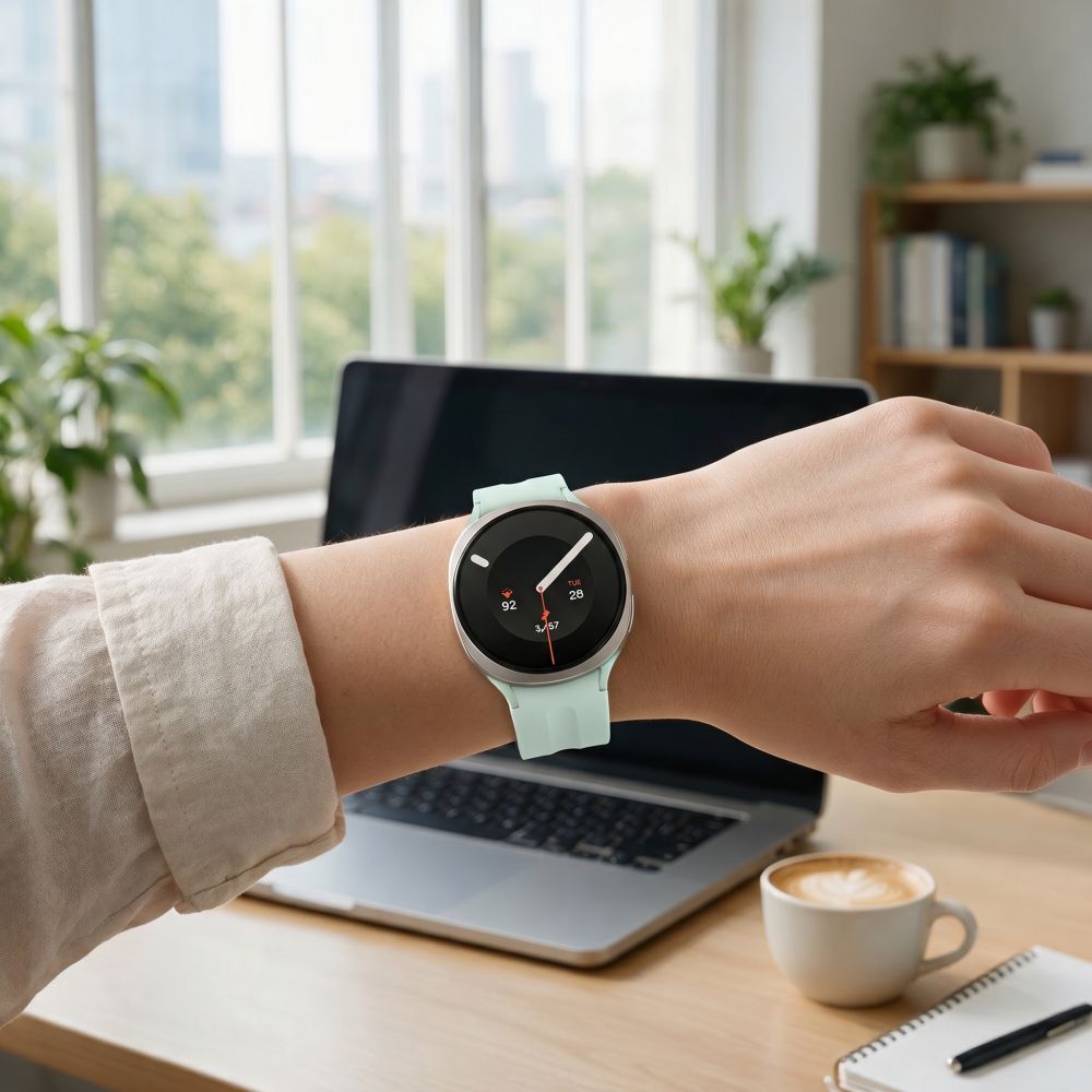 Pasek Tech-Protect Silicone Evo do Samsung Galaxy Watch8, Watch9 i Watch8 Classic, miętowy