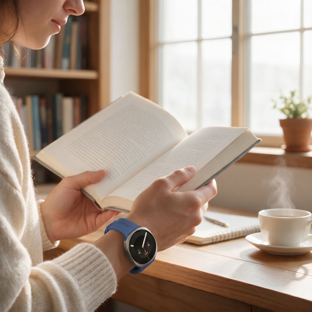 Sportowy pasek do Samsung Galaxy Watch odporny na wodę, pot i zabrudzenia, granatowy
