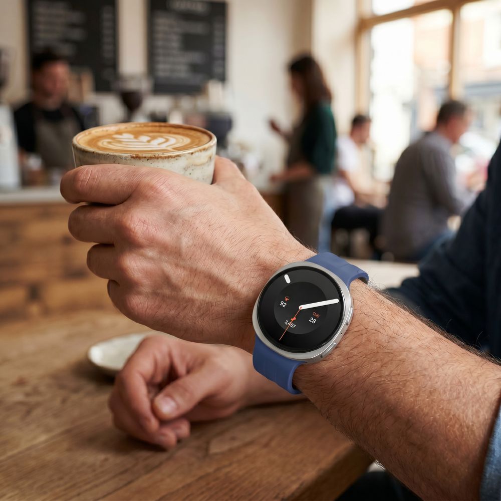 Pasek Tech-Protect Silicone Evo do Samsung Galaxy Watch8, Watch9 i Watch8 Classic, granatowy