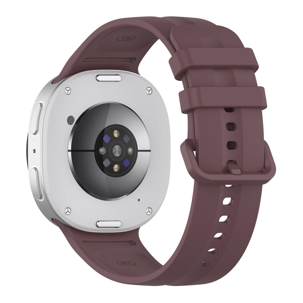 Silikonowy pasek Tech-Protect Silicone Evo z metalową klamrą i regulacją obwodu, śliwkowy