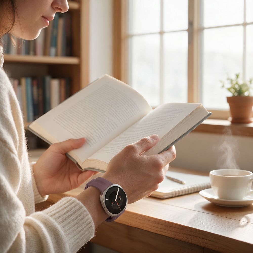 Sportowy pasek do Samsung Galaxy Watch odporny na wodę, pot i zabrudzenia, śliwkowy