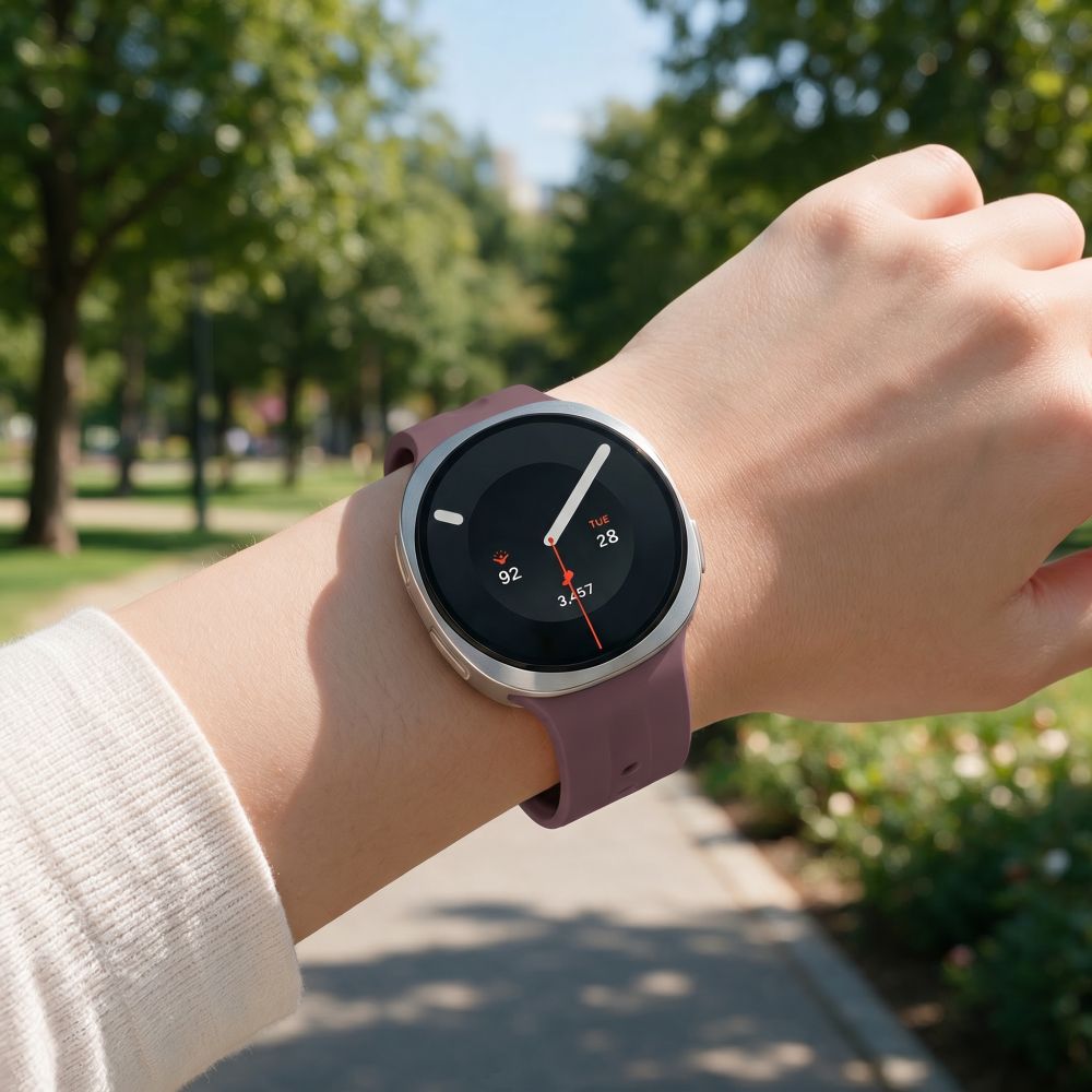 Pasek Tech-Protect Silicone Evo do Samsung Galaxy Watch8, Watch9 i Watch8 Classic, śliwkowy
