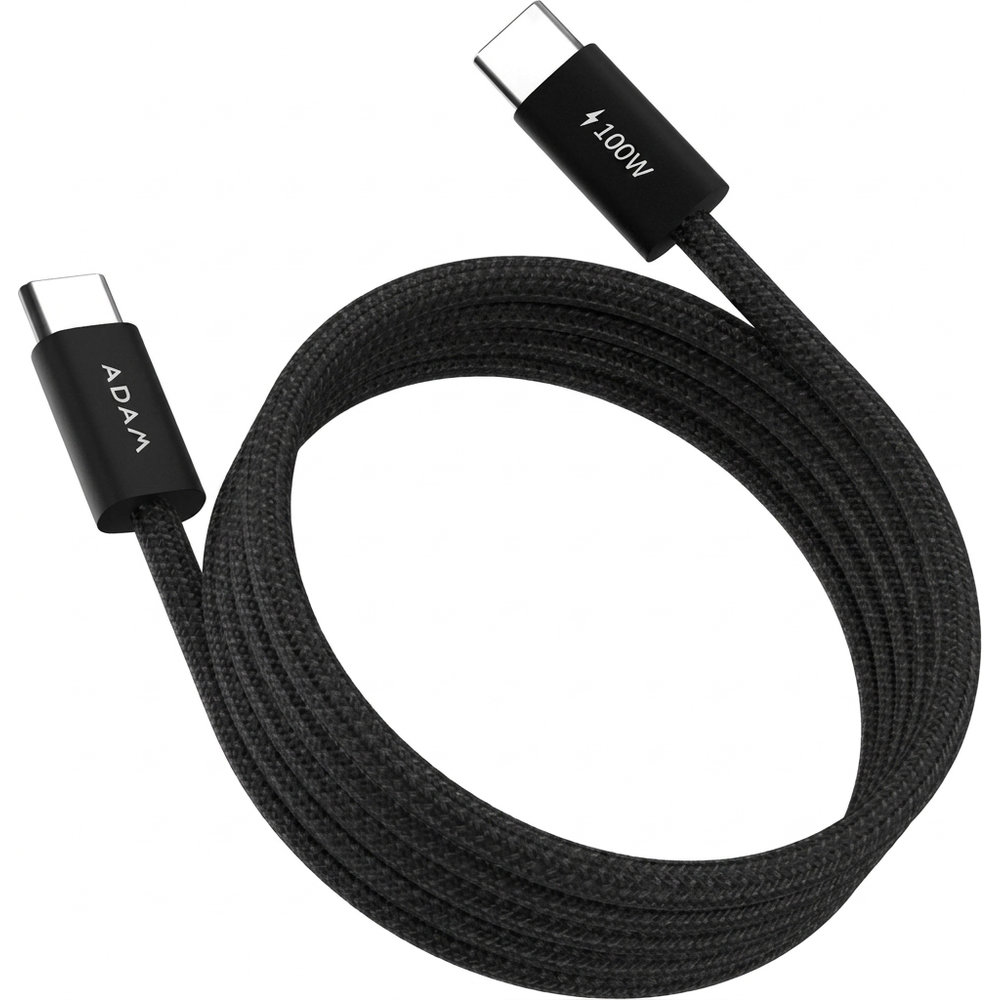 Adam Elements iLinio C100 100W Magnetic Charging Cable, magnetyczny przewód USB-C do laptopa, szybki, stabilny, czarny
