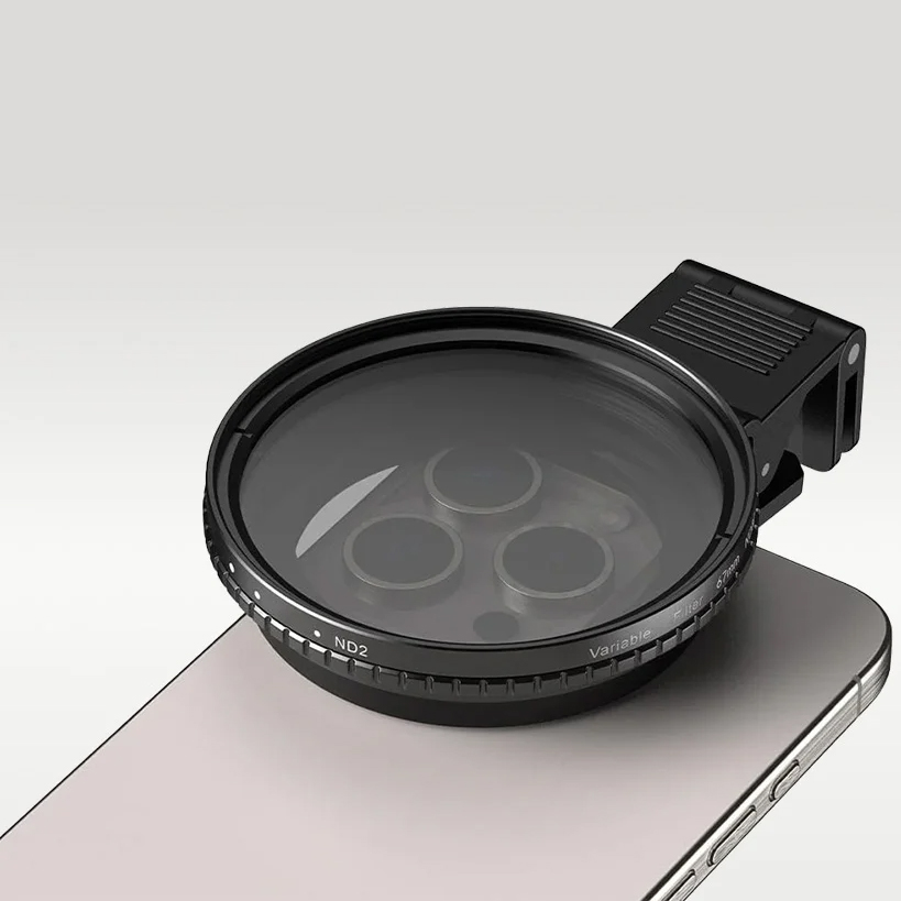Apexel Apexel HD Glass 67mm ND400, uniwersalne mocowanie do smartfonów i kamer, wygodny uchwyt