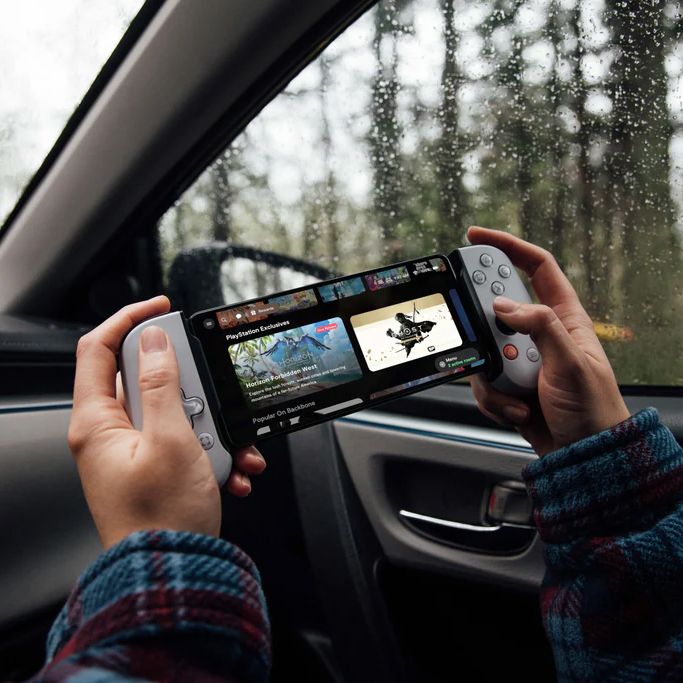 Backbone One PlayStation Edition, wszechstronne granie kompatybilność platformy chmura mobilność, biały