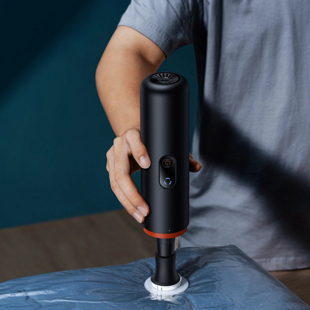 Baseus A5 Car Vacuum Cleaner, cicha praca łatwe opróżnianie dmuchawa, czarny
