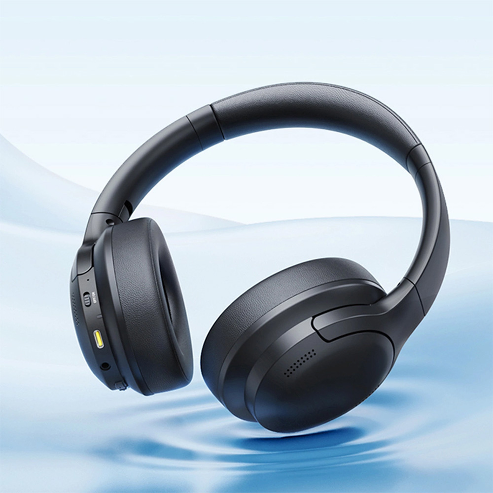 Bezprzewodowe słuchawki nauszne Baseus Bass BH1 Lite, Bluetooth 6.0, czarne