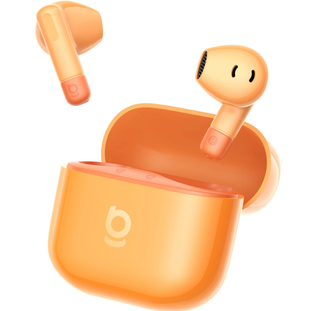 Słuchawki douszne bezprzewodowe Baseus Bass BS2 Lite TWS, Bluetooth 6.0, IP55, pomarańczowe