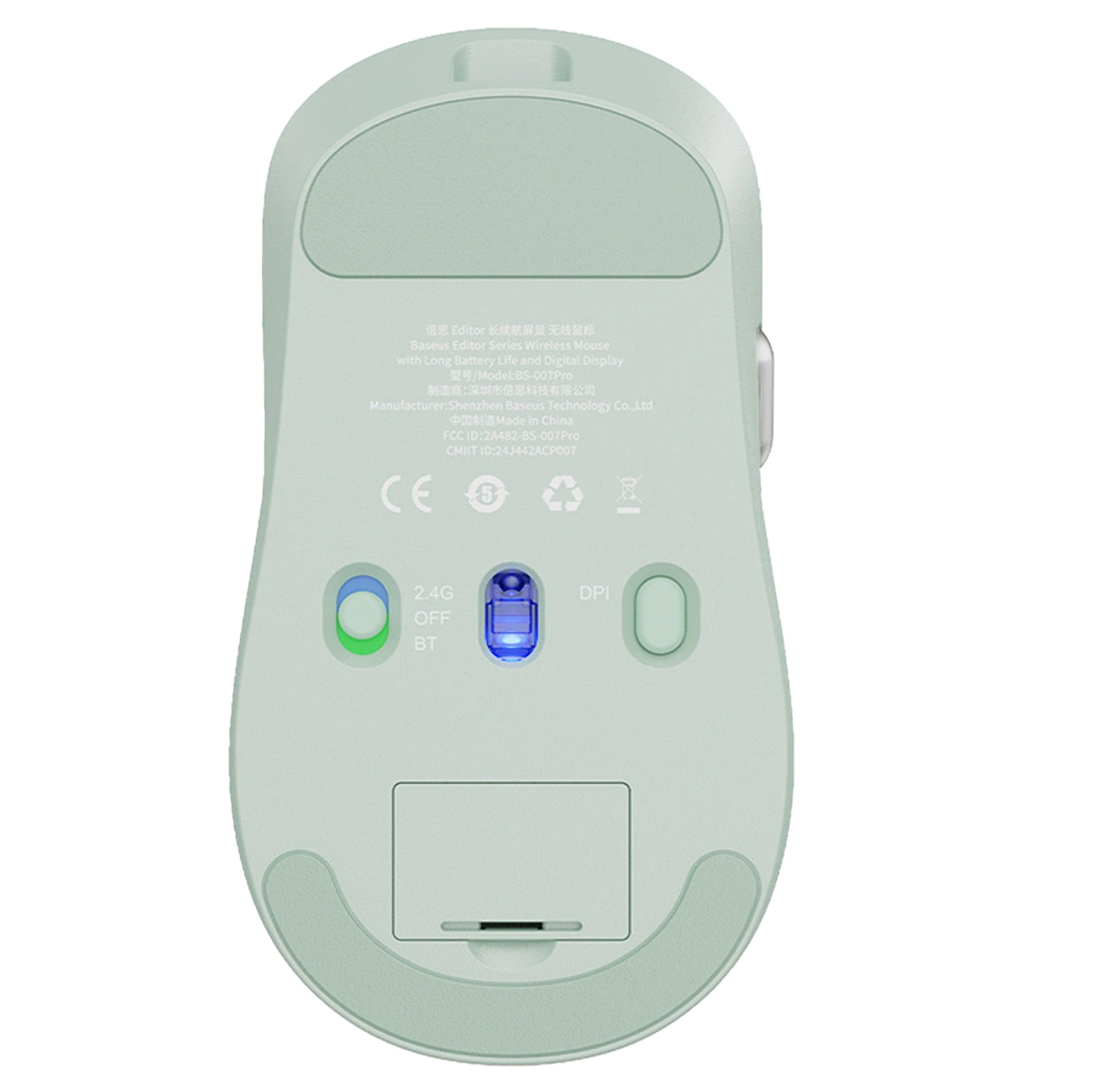 Baseus Editor, komfortowa precyzja 4000 DPI do pracy, zielona