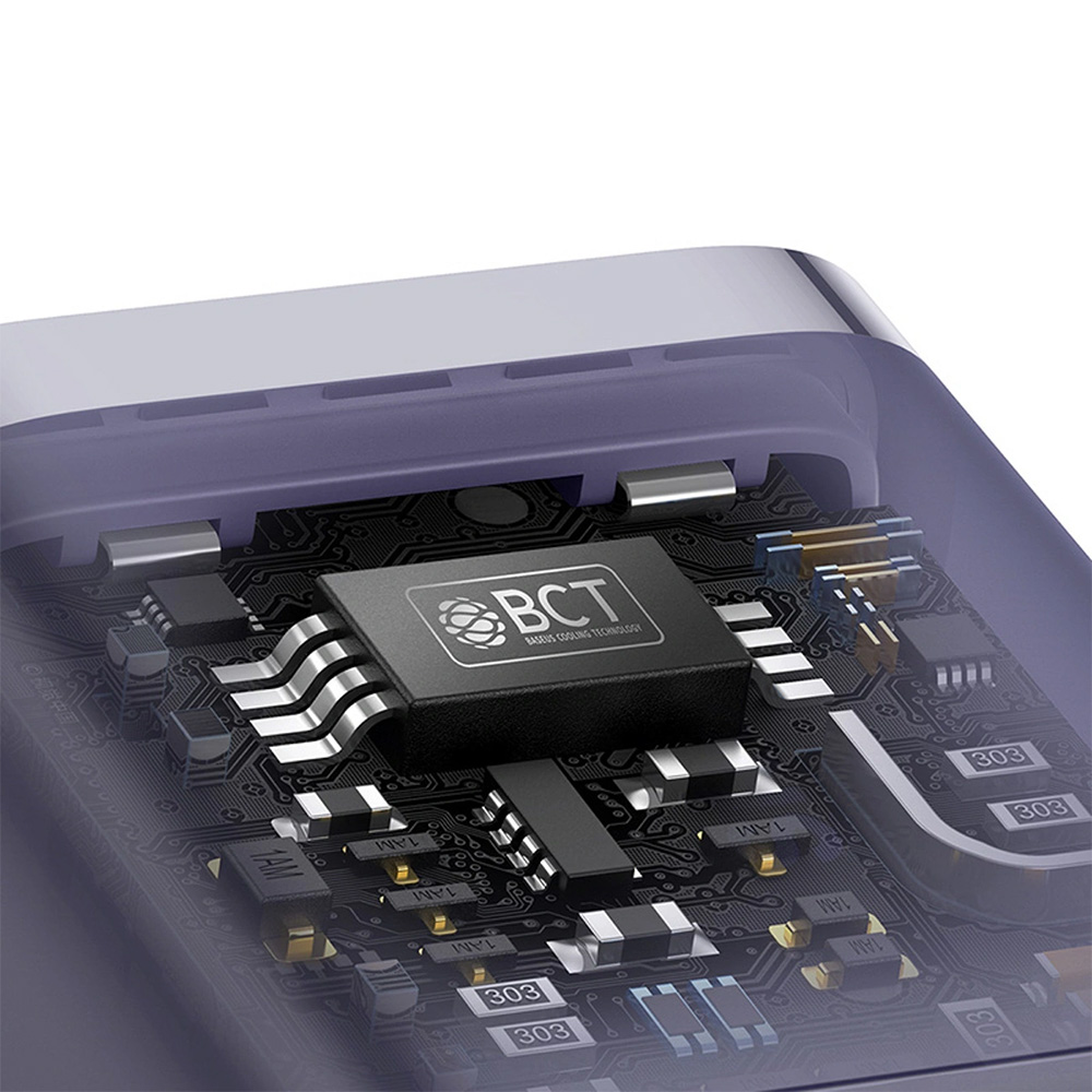 Ładowarka sieciowa Baseus GaN5 Fast Charger, PD 30W, 1x USB-C, fioletowa