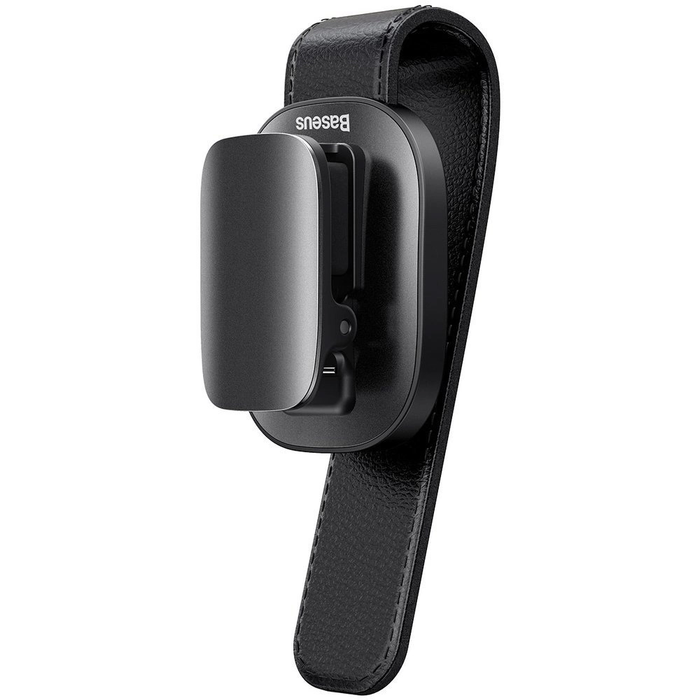Baseus Platinum Vehicle Eyewear Clip, praktyczny organizer, wytrzymały, poręczny, niezawodny, samochodowy, czarny