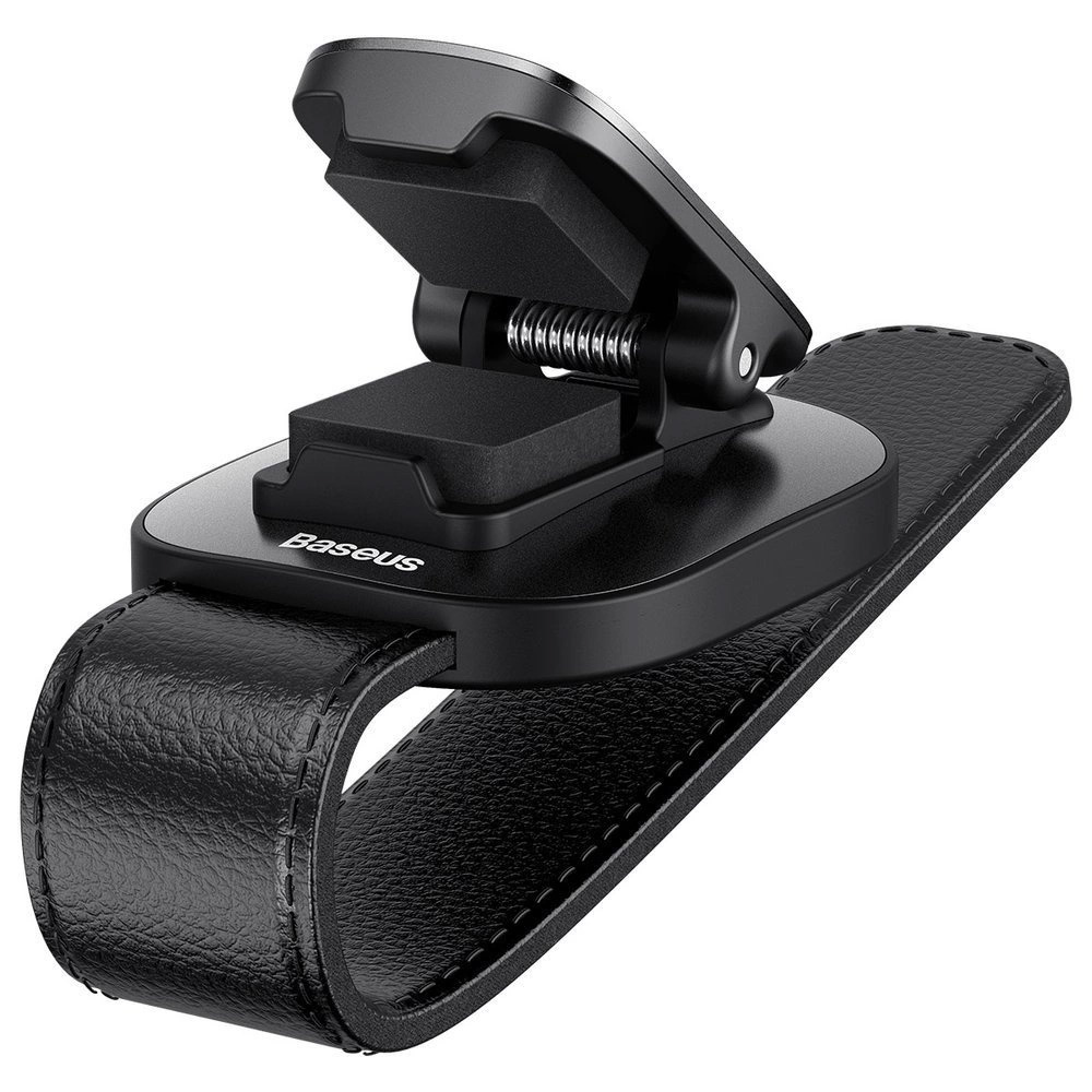 Baseus Platinum Vehicle Eyewear Clip, łatwy montaż, szybki dostęp, dopasowanie, praktyczny klips, czarny