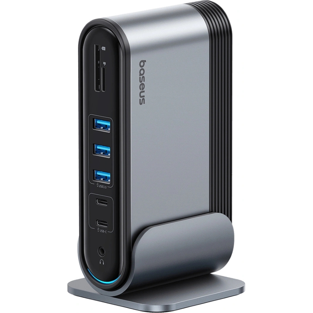 Baseus UnionJoy 17-Port Docking Station, dwa HDMI DisplayPort obsługa 4K 60Hz, [kolor-nazwa]