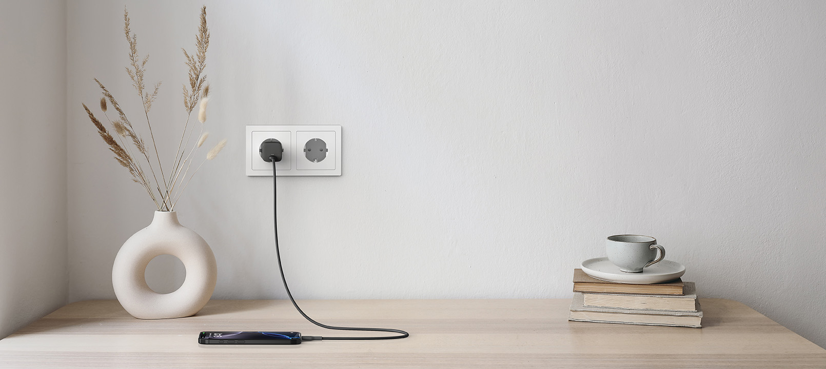 Ładowarka sieciowa Belkin Boost Charge USB-C Wall Charger 25W, USB-C PD3.1, + kabel USB-C, czarna