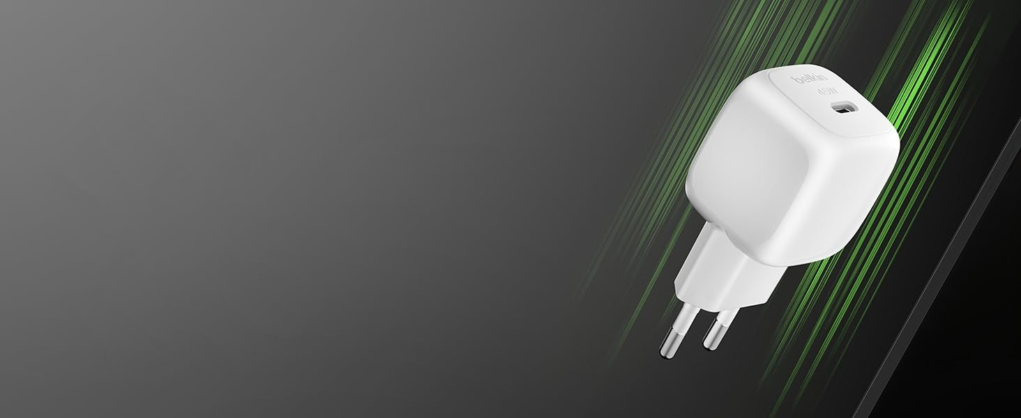 Ładowarka sieciowa Belkin Boost Charge Compact USB-C Wall Charger 45W, USB-C PD3.1, biała