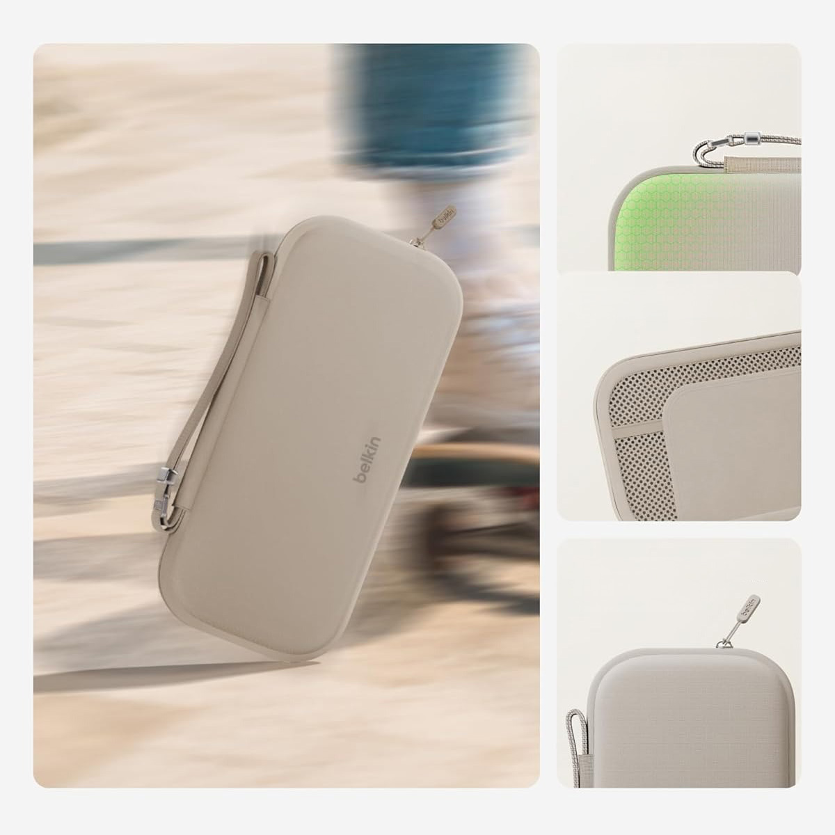 Etui Belkin Gaming Travel Case do Nintendo Switch 2, beżowe