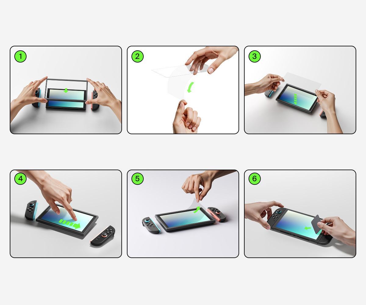 Oryginalne szkło hartowane antyrefleksyjne firmy Belkin z serii Gaming ScreenForce TemperedGlass dla Nintendo Switch 2