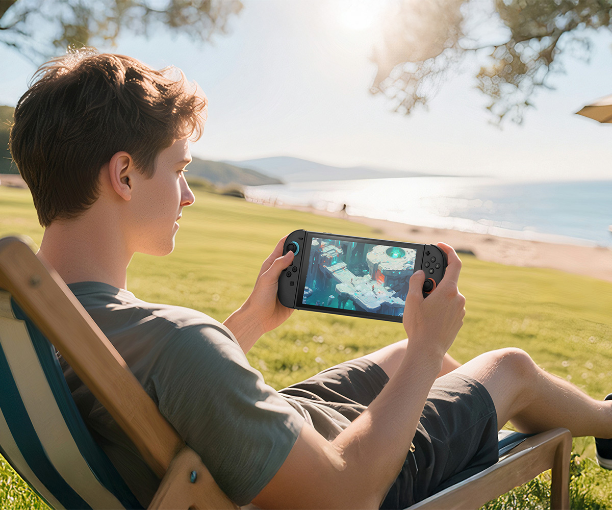 Oryginalne szkło hartowane antyrefleksyjne firmy Belkin z serii Gaming ScreenForce TemperedGlass dla Nintendo Switch 2