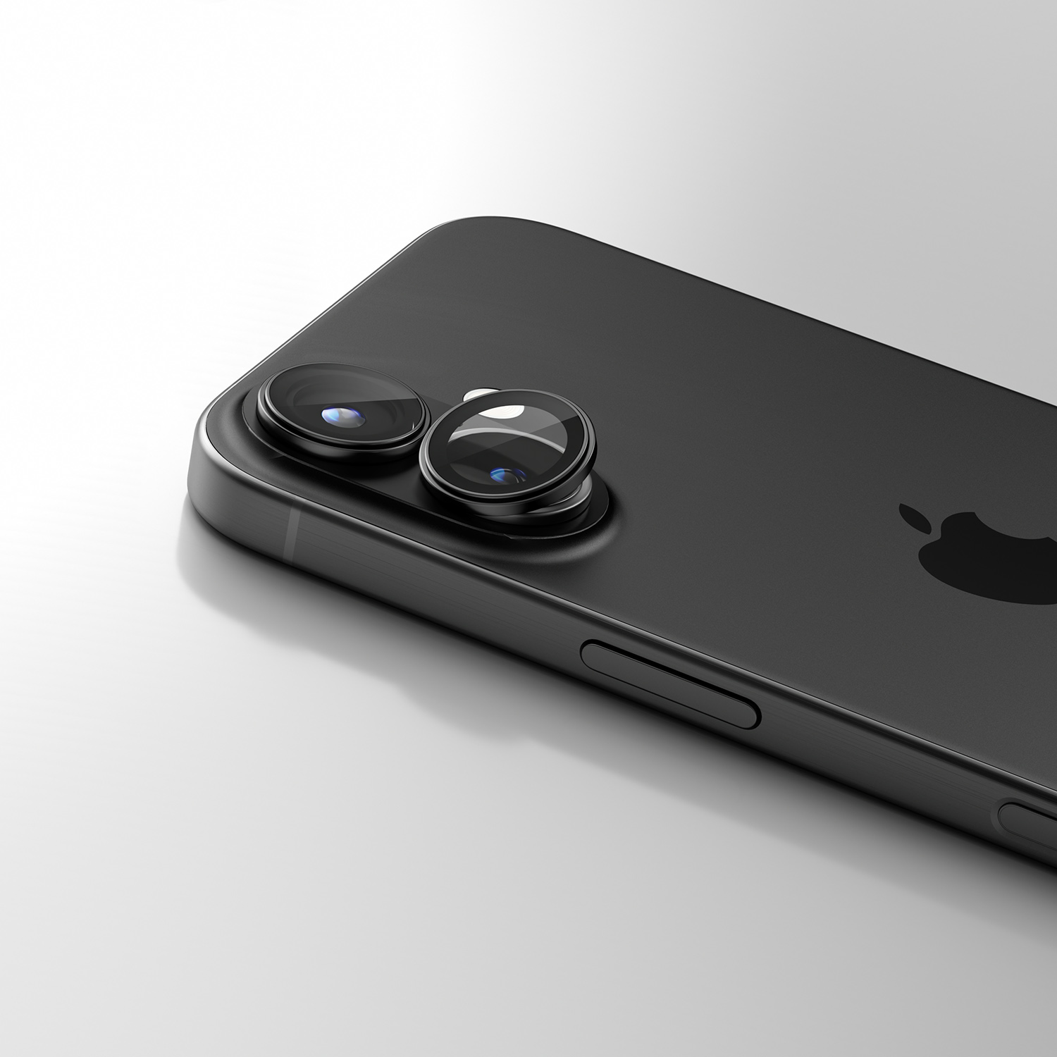 Oryginalne szkło hartowane na aparat firmy Belkin z serii ScreenForce® TemperedGlass Camera Lens 2-Pack dla iPhone 17 / 16 / 16 Plus, czarne