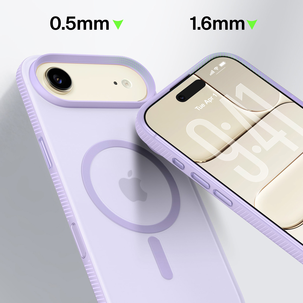 Etui Belkin SheerForce Grip Series do MagSafe do iPhone Air, fioletowe