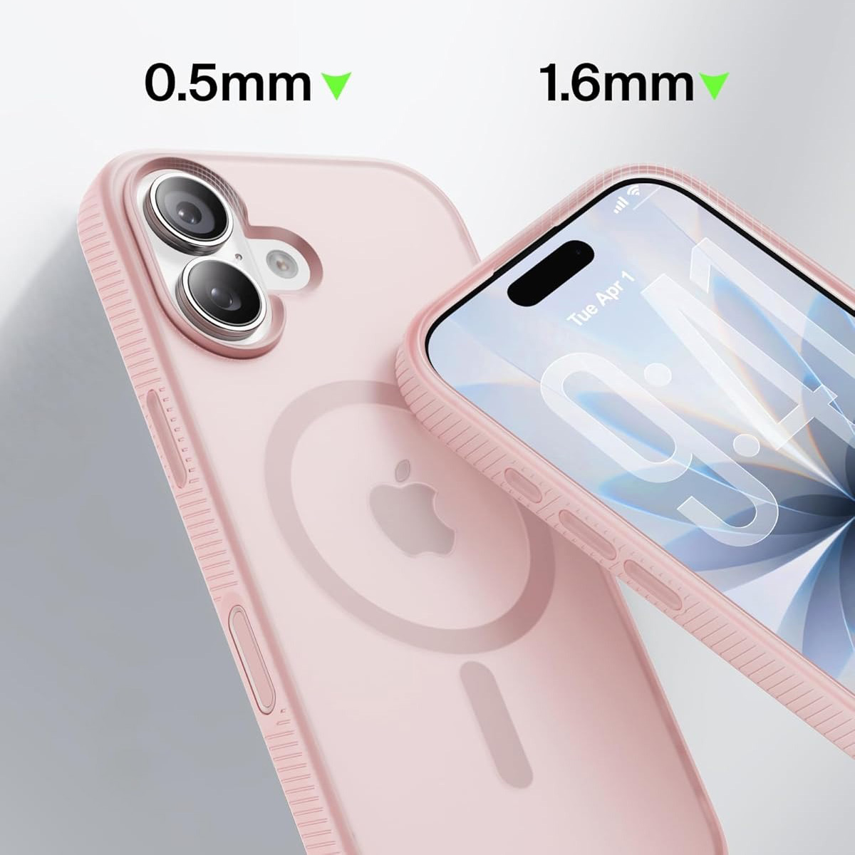 Etui Belkin SheerForce Grip Series do MagSafe do iPhone 17, różowe