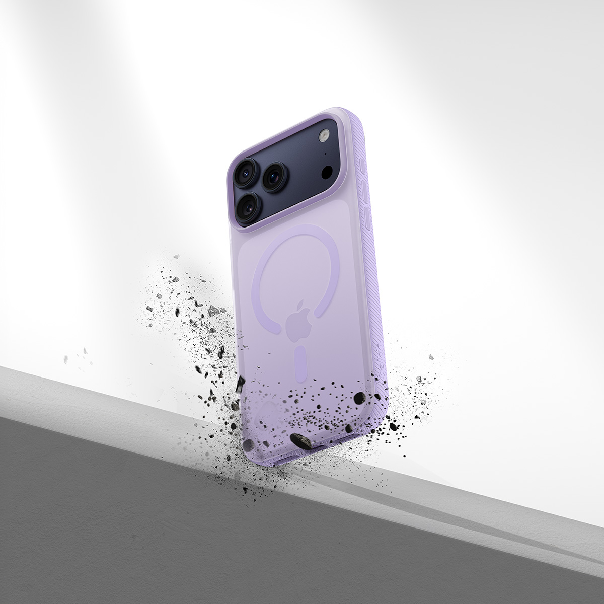 Etui Belkin SheerForce Grip Series do MagSafe do iPhone 17 Pro Max, fioletowe