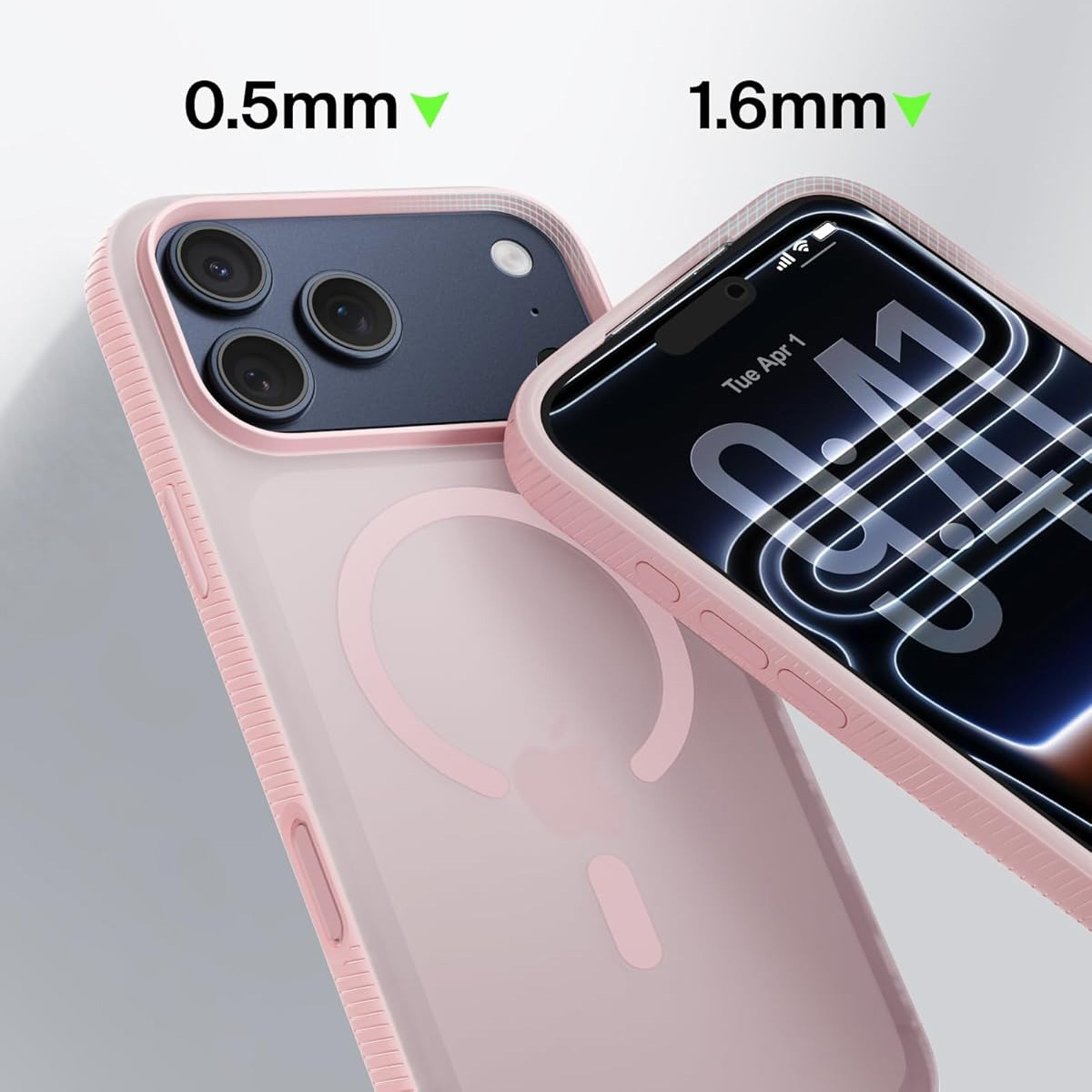 Etui Belkin SheerForce Grip Series do MagSafe do iPhone 17 Pro Max, różowe